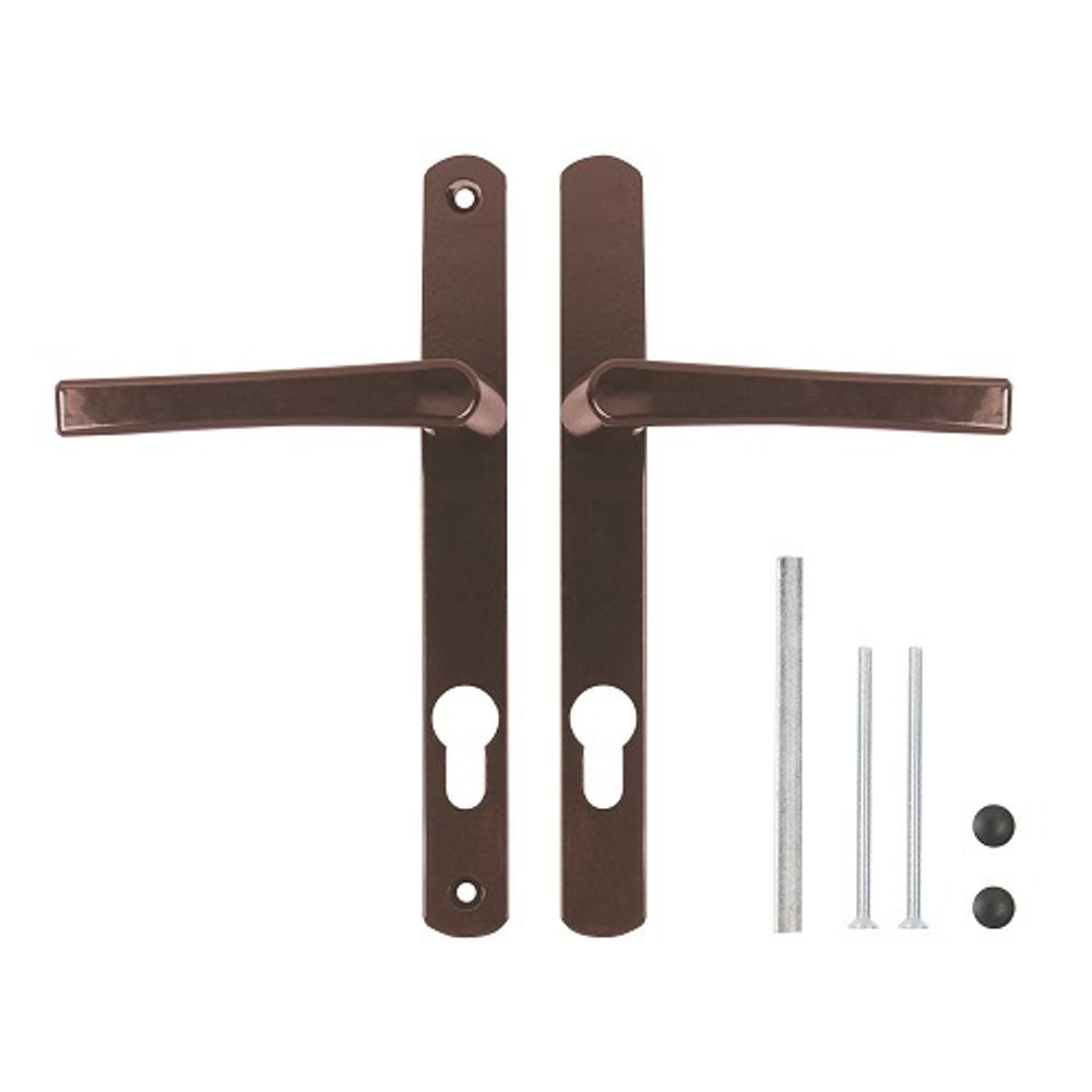 Ручка на планке PUNTO HANDLE.85.25.67-75 RAL 8017 коричневый /60797/