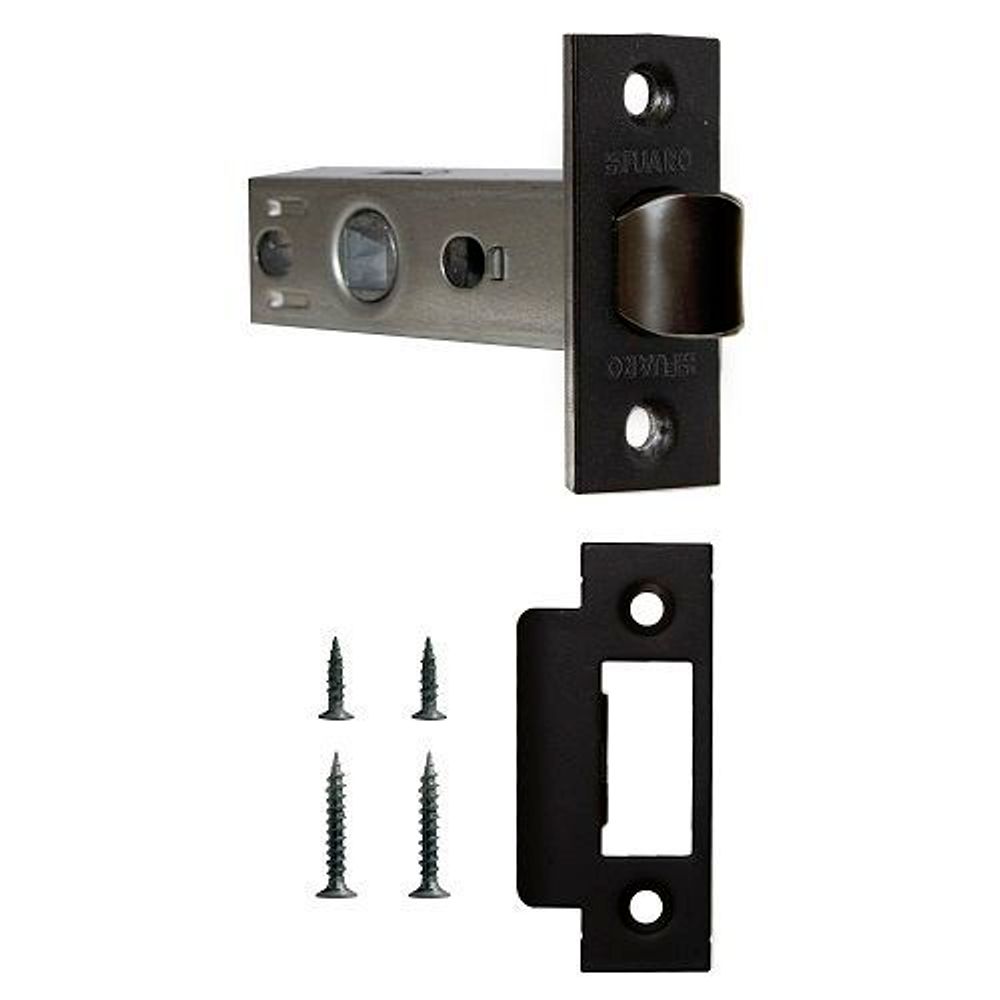 Защелка врезная FUARO F12-45-25 BL черный /42591/