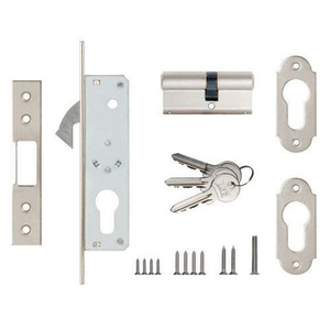 Замок врезной KALE KILIT 201 (20мм) никель 3кл. /1093/