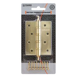 Петля дверная универсальная FUARO 4BB/A/BL 100x75x2,5 PN мат.никель /30971/ (1 шт)