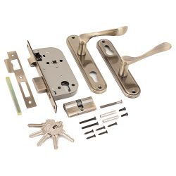 Замок врезной АЛЛЮР 127/1 AB ст.бронза