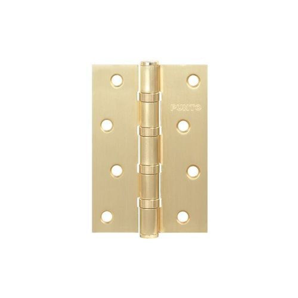 Петля дверная универсальная PUNTO 4B 100х70х2,5 PB золото