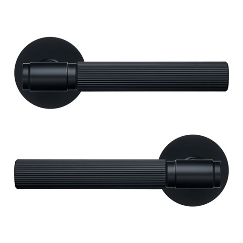 Ручка раздельная ALLUR ART COLLECTION ESTETA BLACK мат.черный