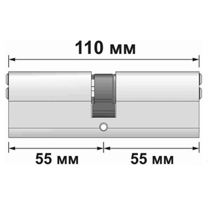 Цилиндровый механизм PUNTO MaxPro7000/110 mm (50+10+50) SN никель 7кл. /57597/
