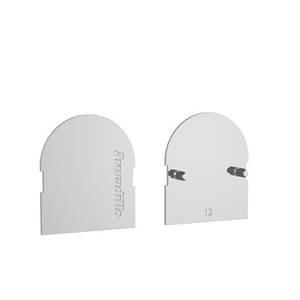 Декоративная накладка ARMADILLO для скрытой петли U3D6000 (DOOR) CP хром /64897/ (2шт)