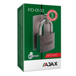 Замок навесной AJAX PD-01-32 /42231/