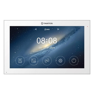 Монитор видеодомофона TANTOS Violet HD WI-FI (белый) с дисплеем 10"
