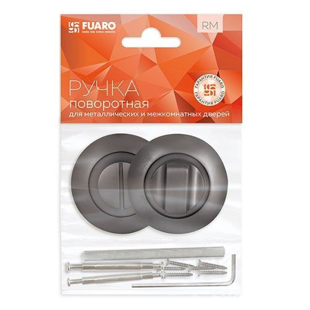 Ручка поворотная FUARO BK6 RM GR-23 графит /40045/