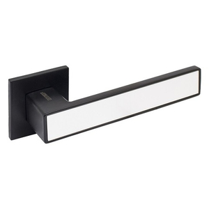 Ручка раздельная АЛЛЮР АРТ ЛАНА BL/W мат.черный/белый