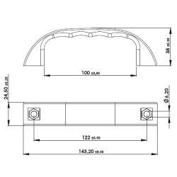 Ручка пластиковая ПР 0135 С
