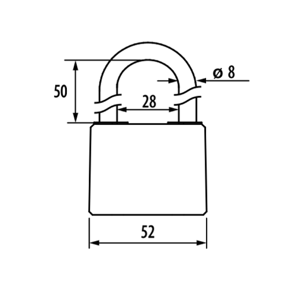 Замок навесной ЧАЗ ВС2-49-01