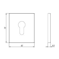 Декоративная накладка ARMADILLO ET Protector/USS MWSC итальянский тисненый /42449/