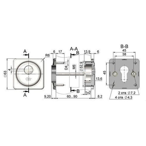 Броненакладка КРИТ-М БнЦ-К26/12 Чб черный