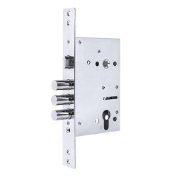 Корпус врезного замка с защелкой PUNTO MDV30C-816 (V30/C) CP хром (тех. упаковка) /58001/