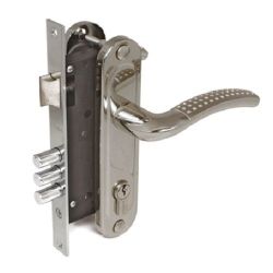 Замок врезной APECS 1527/60 NI/NIS никель/сатин