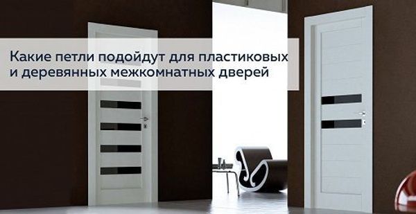 Какие петли подойдут для пластиковых и деревянных межкомнатных дверей