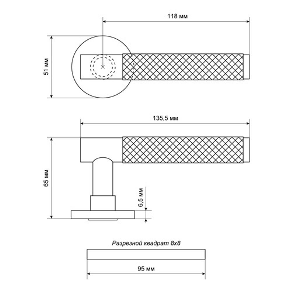 Ручка раздельная ALLUR ART COLLECTION UNICO MSG итал.мат.золото