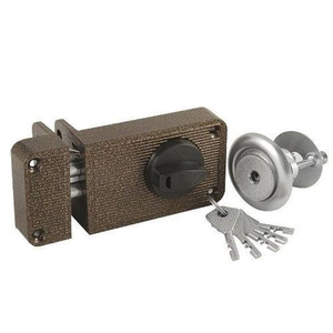 Замок накладной ЗЕНИТ ЗН2-6 медь /8045/