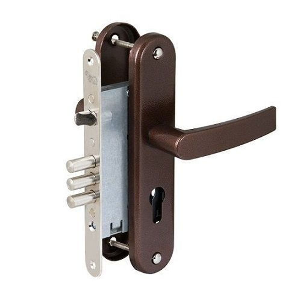 Замок врезной ПРОСАМ 78930 ЗВ4-31/55 3риг,без ц/м, без отв.планки