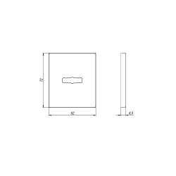 Декоративная накладка ARMADILLO PS Protector/USS FSG флорентийское золото /48131/