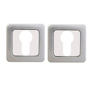 Накладка цилиндровая АЛЛЮР АРТ ET-S1 SN/CP мат.никель/хром