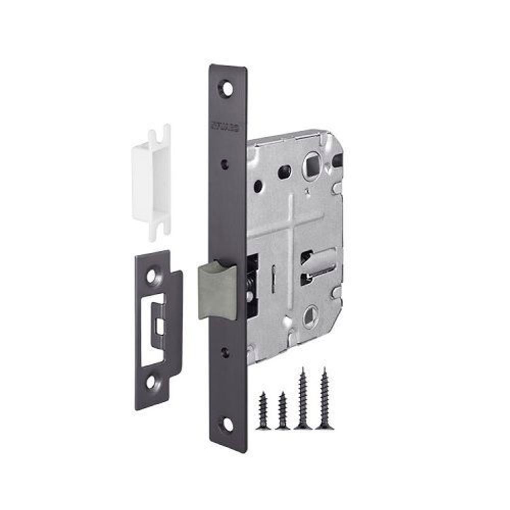 Защелка врезная FUARO P72-50 GR графит /37515/