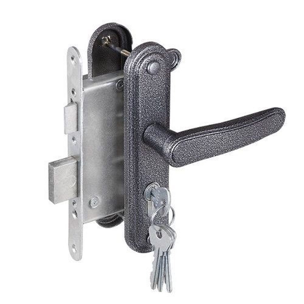 Замок врезной ЗЕНИТ ЗВ4-3.03 серебро /844/