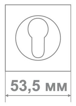 Накладка МЕДИО L09 ENT TSC/CP мат.хром/хром