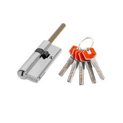 Цилиндровый механизм со штоком FUARO D-PROTERM507/85 (50+10+25) термошток 8х65мм ХРОМ 5 кл. /48947/