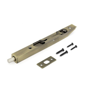 Шпингалет торцевой PALLADIUM 6-1/2" AB бронза