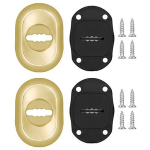 Накладка под сувальдный ключ FUARO ESC-13S с автомат. шторками GP золото /38971/ (1 шт)