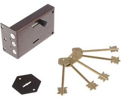 Замок накладной СЕНАТ ЗНС3-2 "Соболь" 5кл.