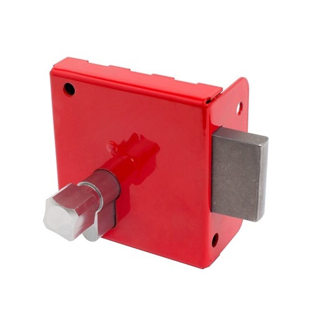 Замок накладной Птимаш ЗН1-1 красный