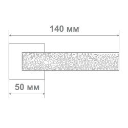 Ручка дверная Leo L3674-30 COFFEE кофе