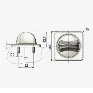 Завертка фиксатора КРИТ-М ЗФ-К77 Чб черный