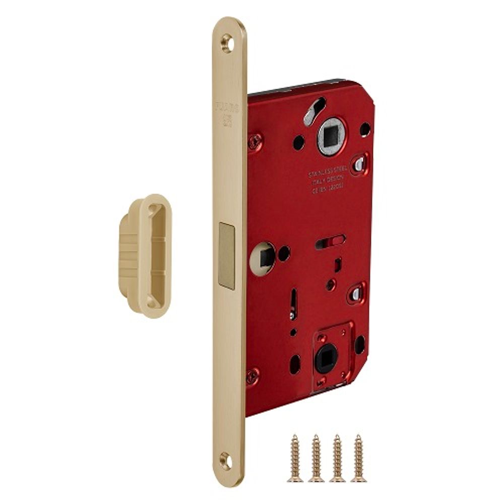 Защелка врезная магнитная FUARO M96WC-50/BL INOX SSG сатинированное золото /60269/