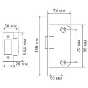 Механизм МЕДИО BAT 7050 oval (овал) SN никель