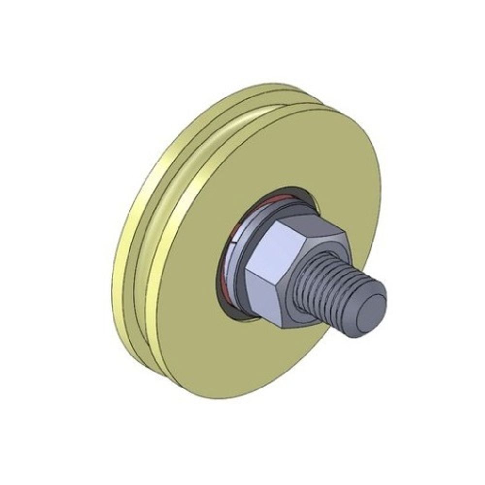 Ролик капролон d-60 бельевой без скобы