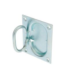Ручка откидная 100*80 (скрытая) цинк (50)