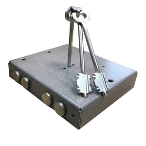 Замок накладной гаражный АЛМАЗ ЗГН-006 универсальный