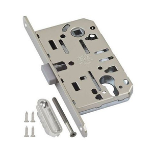 Замок межкомнатный под цилиндр AGB MEDIANA POLARIS B06103.50.34.567 (мат.хром) /25589/