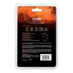 Замок навесной FUARO PL-15-70 Black диск. 4 кл. БЛИСТЕР /42283/