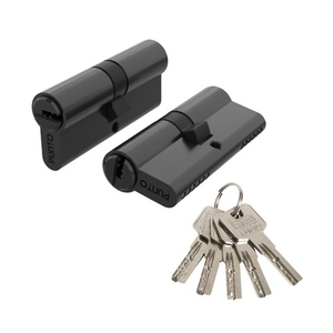Цилиндровый механизм PUNTO Z300/80 mm (30+10+40) BL черный 5 кл. /63909/