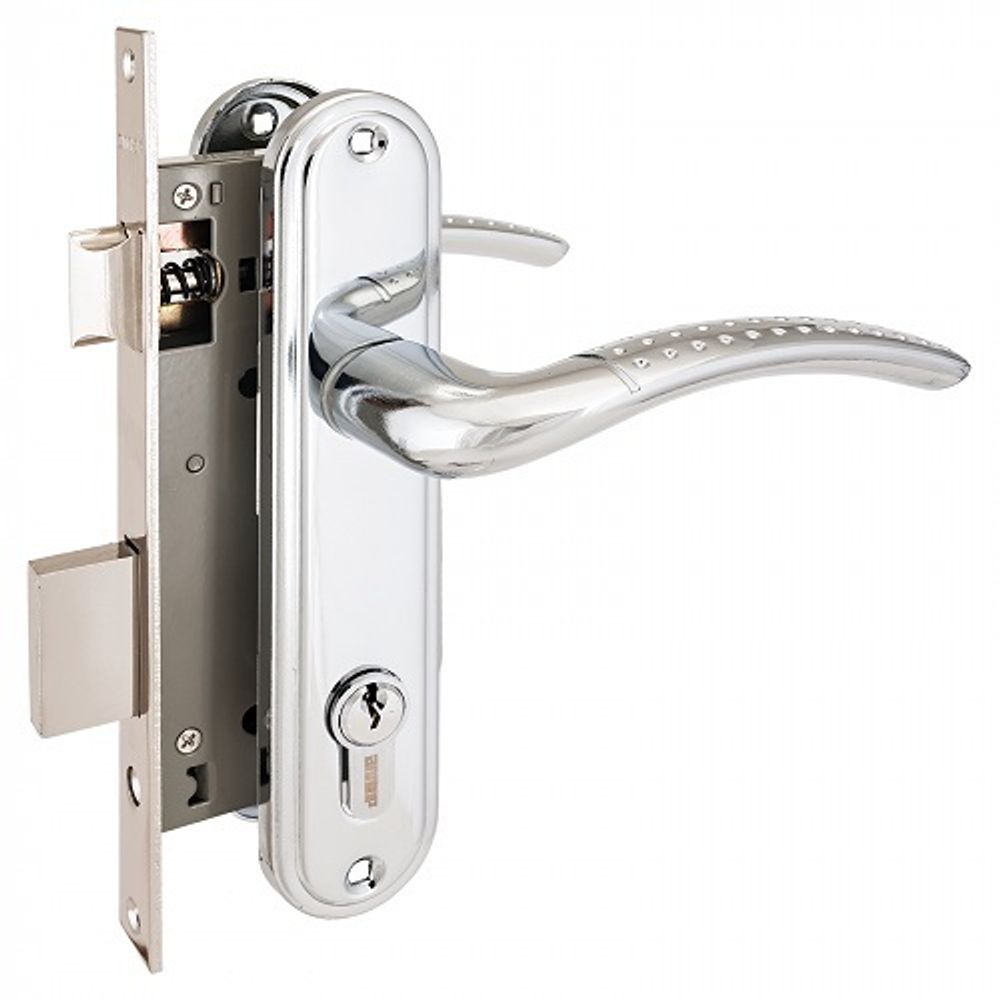 Замок врезной АЛЛЮР 132/1 CP хром