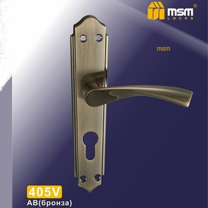 Ручки на планке MSM 405V AB бронза