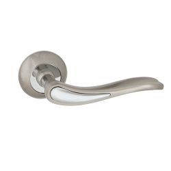 Ручка раздельная VETTORE R07.064 SN/CP мат.никель/хром