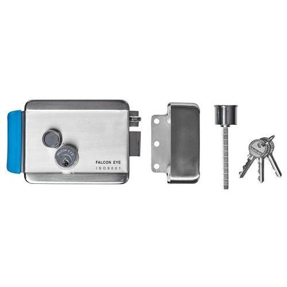 Замок накладной электромеханический FALCON FE-2369 универс. (НЕРЖ)