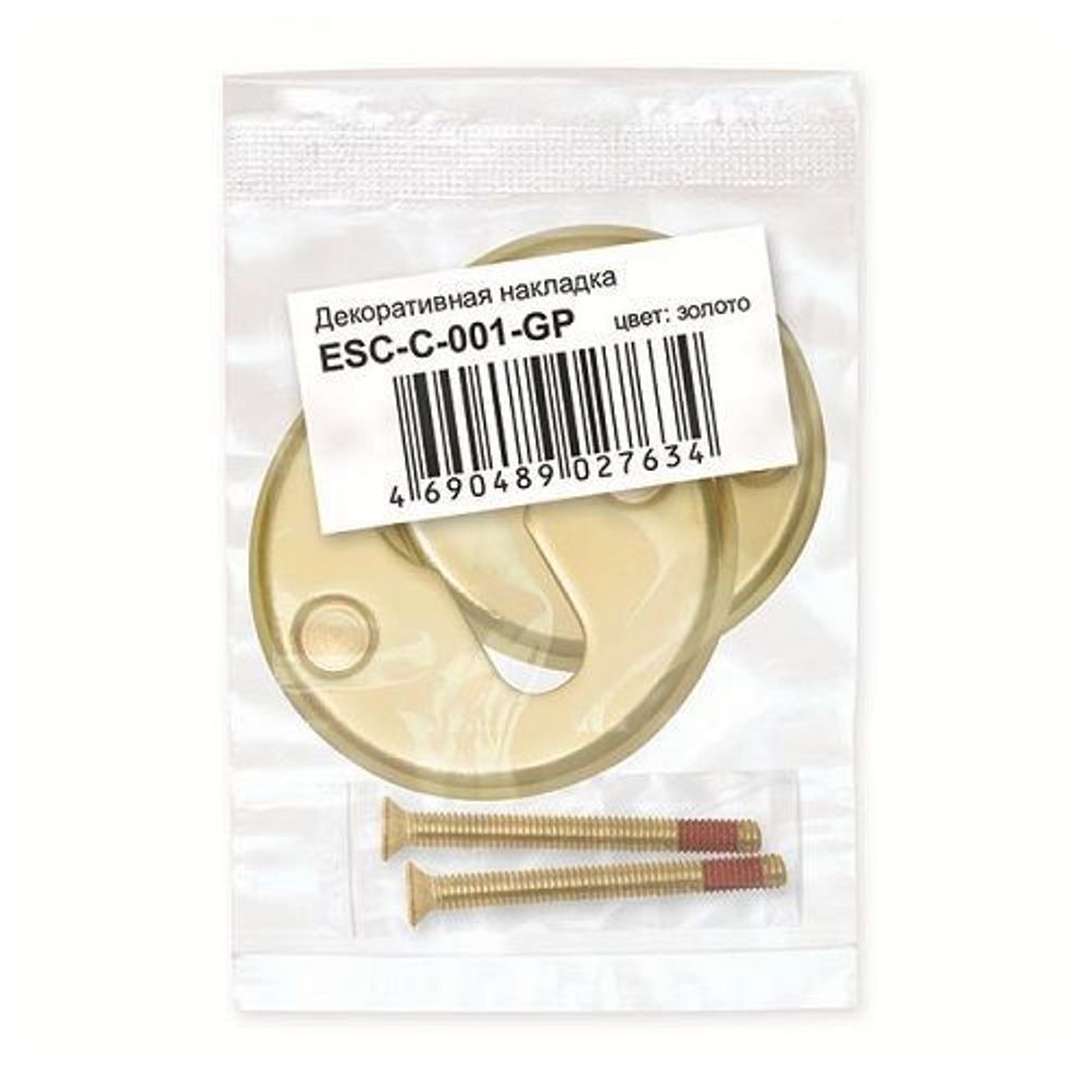 Декоративная накладка FUARO ESC-С-001 GP золото /38103/