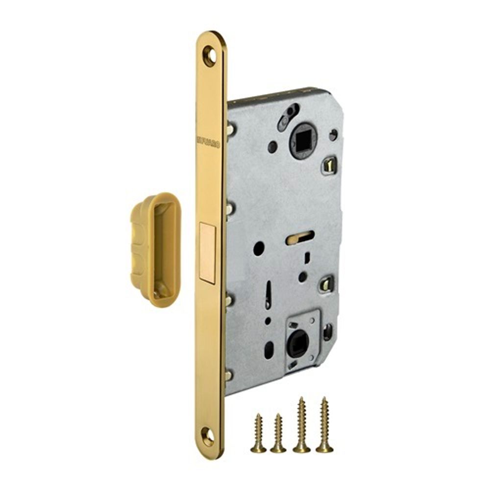 Защелка врезная магнитная FUARO M96WC-50 GOLD-24 золото 24K