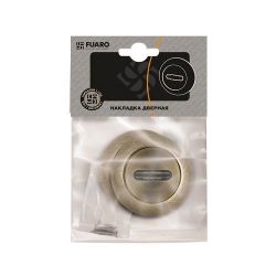 Накладка под сувальдный ключ FUARO SC RM SN/CP-3 мат.никель/хром /34343/ (1 шт)